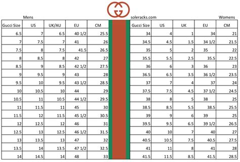 gucci heels size guide|Gucci women's size chart.